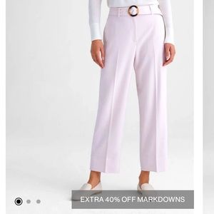 Club Monaco Round Buckle Belted Trousers size 00